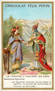 Oude Egyptische pantomime