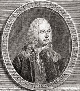 André Levret, 1703-1780. Franse verloskundige. Uit Les Heures Libres gepubliceerd 1908. door French School