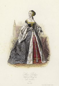 Anna Boleyn, tweede vrouw van Hendrik VIII van Engeland door French School