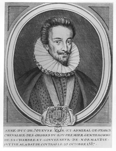 Anne, Hertog van Joyeuse (gravure) door French School