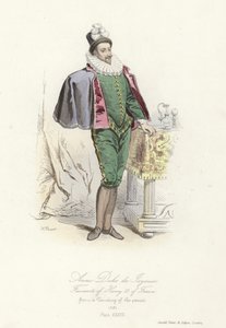 Anne, Hertog van Joyeuse, favoriet van Hendrik III van Frankrijk door French School