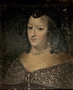 Anne van Oostenrijk (1601-66) door French School