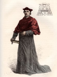 Antoine Duprat, Franse kardinaal legat (1463-1535) - Kardinaal Antoine Duprat (1463-1535) - gravure uit L