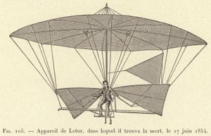 Apparaat van Letur, waarin hij stierf op 27 juni 1854 door French School