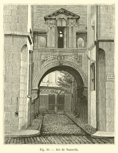 Boog van Nazareth door French School
