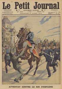 Moordaanslag op koning Alfonso XIII van Spanje door French School