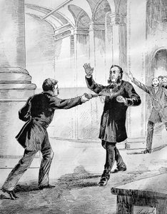 Moordaanslag op Jules Ferry (1832-1893), een Franse minister-president