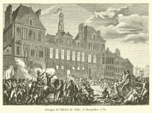Aanval op het stadhuis, 9 thermidor 1794 door French School