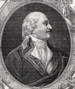 Auguste-Henri-Marie-Picot, Markies de Dampierre, gegraveerd door Stephane Pannemaker (1847-1930) uit 