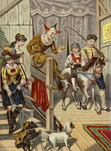 Achter de schermen in een circus