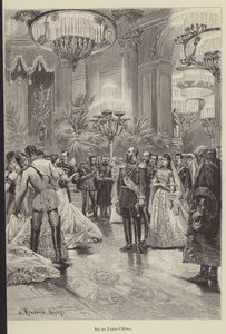 Bal in het Winterpaleis door French School