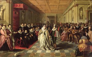 Bal aan het hof van Hendrik III ter gelegenheid van het huwelijk van Anne, hertog van Joyeuse, met Marguerite de Vaudemont, 24 september 1581, c.1581