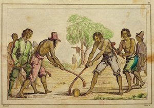 Balspel, populaire gebruiken van de Chileense Indianen door French School