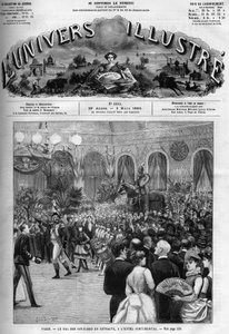 Bal van de Societe fraternelle des officiers en retraite, lid van het Legioen van Eer, in het Hotel Continental in Parijs op 27 februari door French School