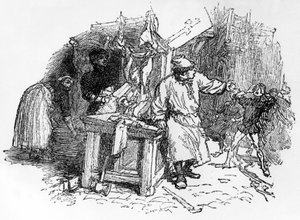 Ballades van Francois Villon "Pere noel, die de wijngaard plantte", editie Pelletan, 1896 door French School