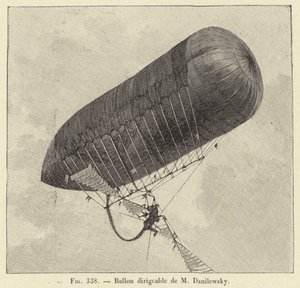 Luchtschip van M Danilewsky door French School