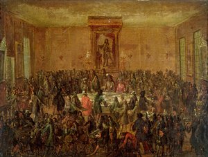 Banket Gegeven ter Ere van Lodewijk XIV (1638-1715) door het Corps Municipal in het Hotel-de-Ville, c.1680