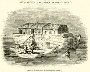 Vissersboot in Rusland door French School