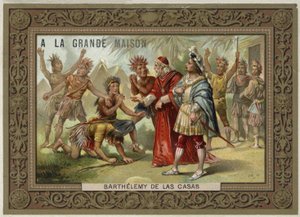 Bartolomé de las Casas, 16e-eeuwse Spaanse historicus; sociaal hervormer en Dominicaanse monnik door French School