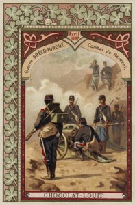 Slag bij Revenni, Grieks-Turkse Oorlog, april 1897 door French School