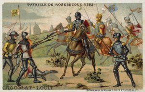 Slag bij Roosebeke, Vlaanderen, 1382 door French School