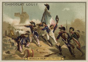 Slag bij Valmy, Frankrijk, 20 september 1792 door French School