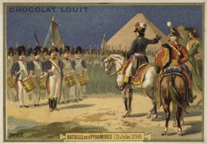 Slag bij de Piramides, Egypte, 21 juli 1798 door French School