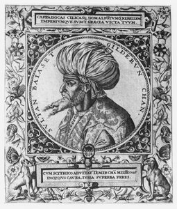 Bayezid I (gravure) door French School