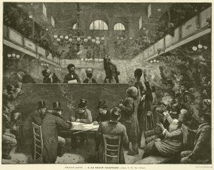 Schone kunsten, in de Graffard-zaal, schilderij van M Jean Beraud