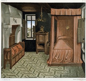 Slaapkamer in de 15e eeuw