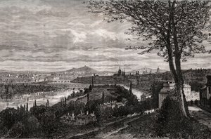 Bellevue (Seine-et-Oise) - gravure in 