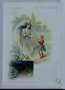 Berliquette de fee, advertentie voor Le Bon Marche, c.1900 door French School