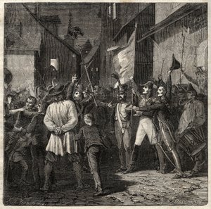 Samenzwering van Berton 1822 - Generaal Jean Baptiste Breton (Jean-Baptiste) genaamd Berton (1769-1822) vestigde een voorlopige regering in Thouars in 1822