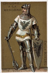 Bertrand du Guesclin (Duguesclin) (ca. 1320-1380). Constable van Frankrijk door French School