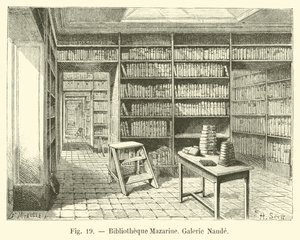 Bibliotheek Mazarine, Galerie Naude door French School