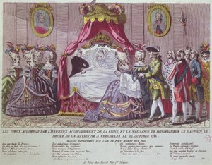 Geboorte van de Grote Dauphin, Louis Joseph (1781-1789) door French School