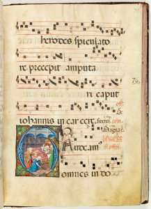 Geboorte van de Maagd, Graduale, f.76