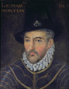Blaise de Lasseran de Massencome (1502-77) Seigneur de Montluc door French School