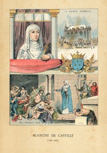 Blanche de Castille door French School