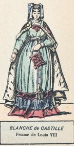Blanche van Castilië, Vrouw van Lodewijk VIII door French School
