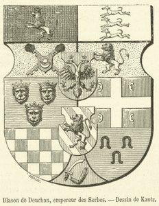 Wapen van Douchan, keizer van de Serviërs door French School