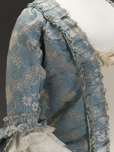 Blauwe jurk, c.1760 door French School
