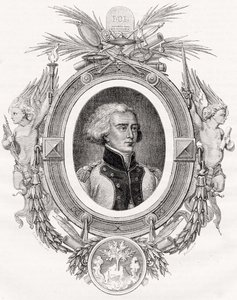Bon-Adrien Jeannot de Moncey, Hertog van Conegliano, gegraveerd door Pannemaker-Ligny naar Linard, uit 