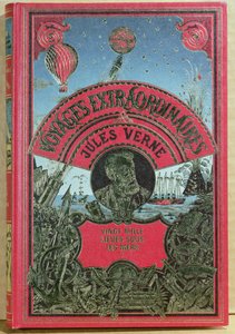 Boekomslag voor 20.000 mijlen onder zee door Jules Verne (1828-1905) 1870