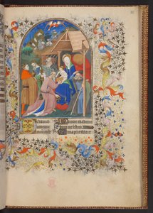 Getijdenboek, Add MS 32454 f.35r, Frankrijk door French School