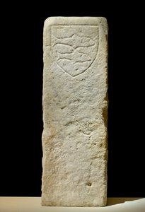 Grenssteen van het domein van de Cisterciënzer abdij van Fontenay, Bourgondië