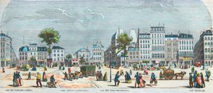 Boulevard des Filles du Calvaire en Boulevard du Temple - Rue Pont aux Choux - Rue des Filles-du-Calvaire - Rue Saintonge - Gegraveerd in 