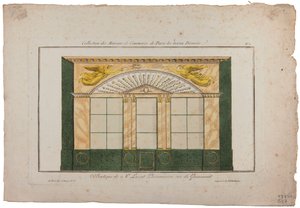 Boetiek van M. Lescot, Apotheek, rue de Gramont, Parijs door French School