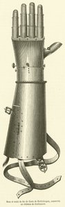IJzeren arm en hand van Goetz van Berlichingen, bewaard in het kasteel van Jaxthausen door French School