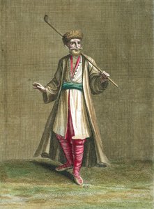 Bulgaars kostuum, illustratie uit Recueil de Costumes du Levant, 1707-8 door French School